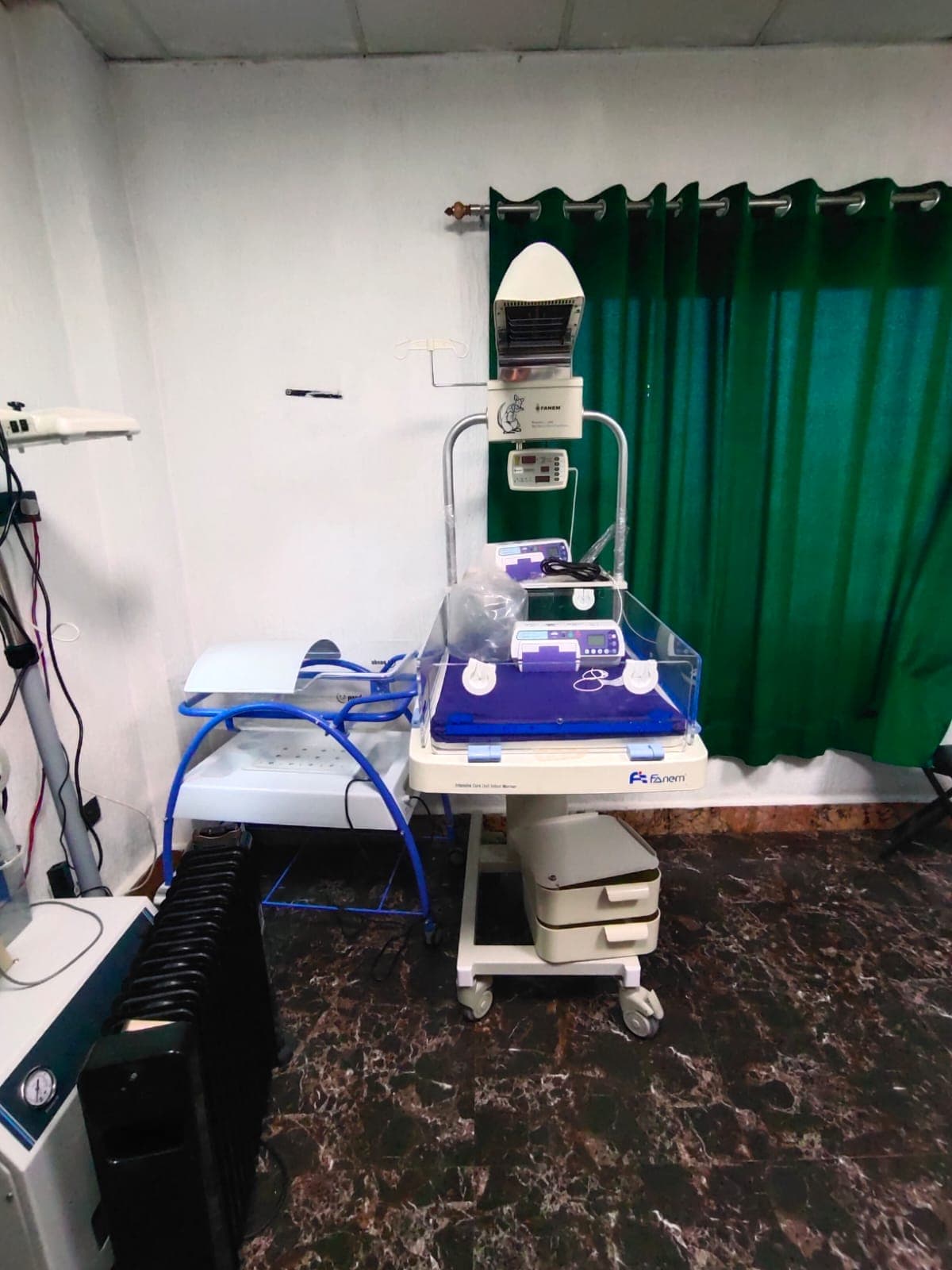 Multipurpose neonatal warmer with infusion pump at Womb2Bloom NICU, Srinagar
