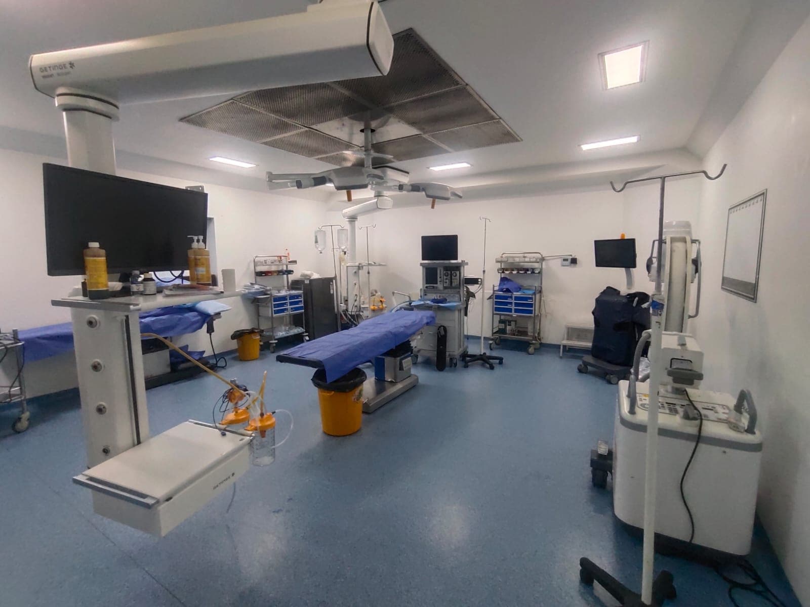 Obstetric theatre with neonatal resuscitation unit at Womb2Bloom Hospital, Srinagar